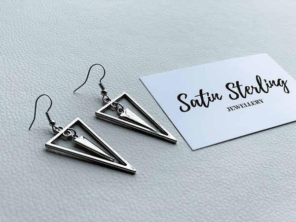 Inverted Triangle Earrings