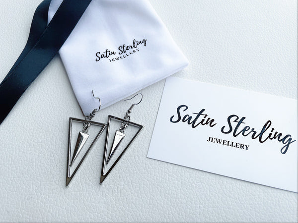 Inverted Triangle Earrings