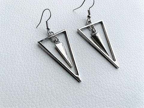 Inverted Triangle Earrings