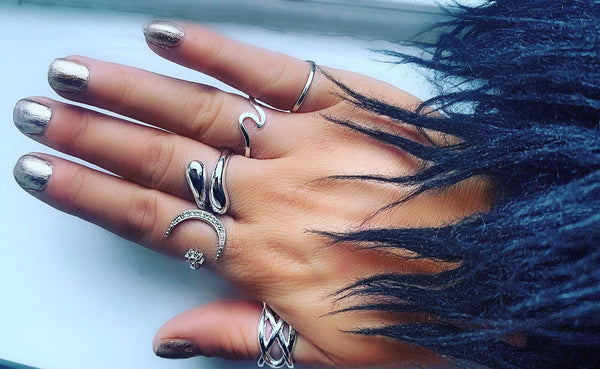 Sterling Silver Wave Ring