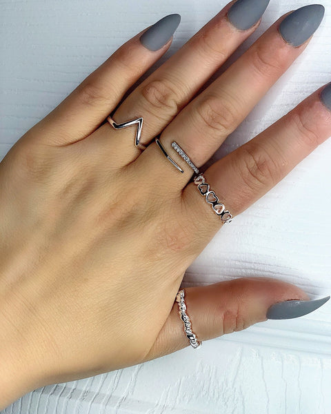 Banded Love Ring