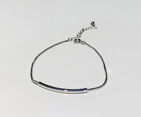 Sterling Silver Bar Bracelet