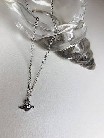 Silver Planet Necklace