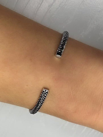 Textured Cuff Bracelet