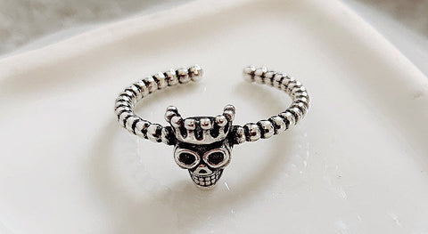 Skull Crown Ring