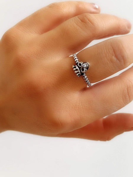 Skull Crown Ring