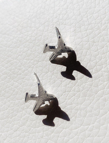 Aeroplane Stud Earrings