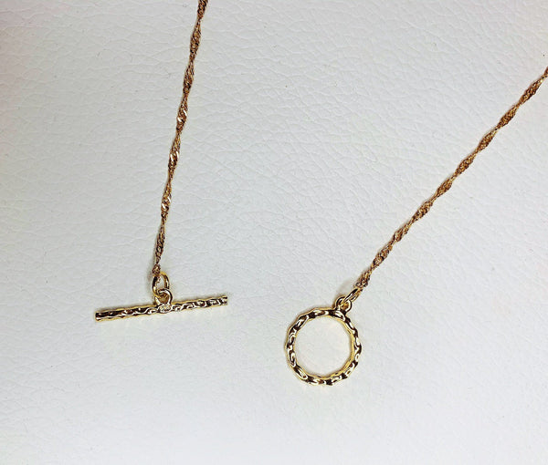 Gold Toggle Necklace