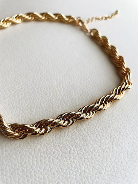 Chunky Gold Rope Chain