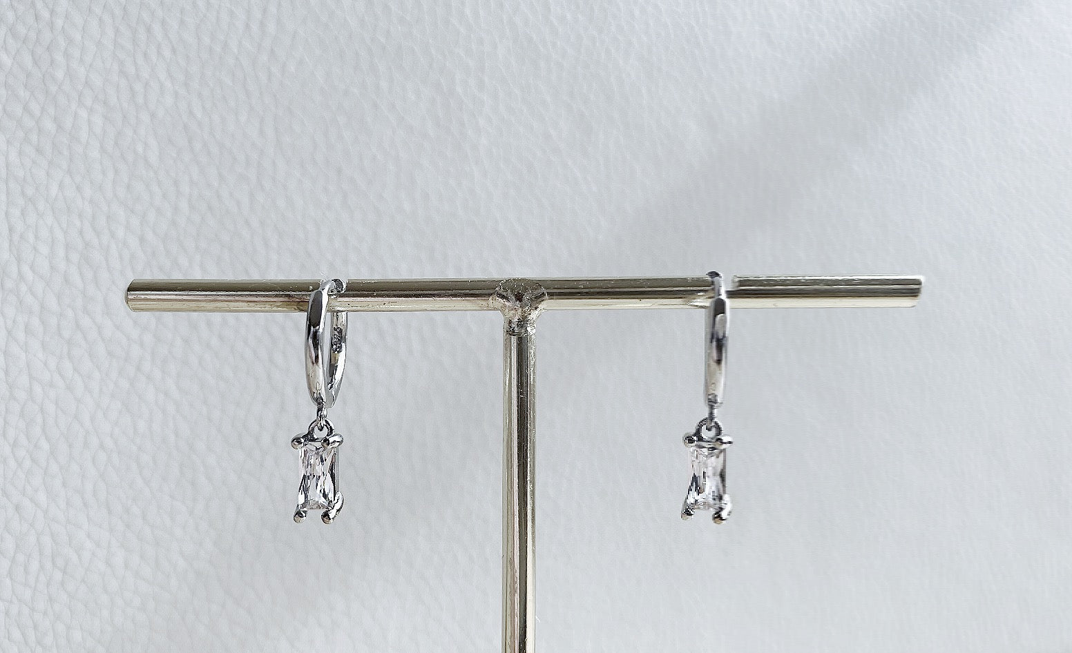 Bridal Huggie Hoop Earrings