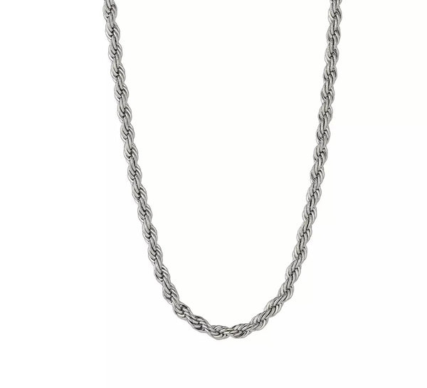 Gold Twisted Rope Necklace