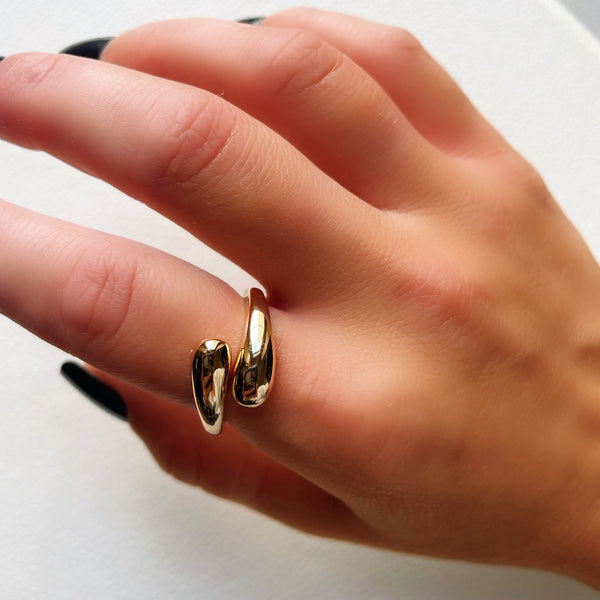 Gold Twist Ring