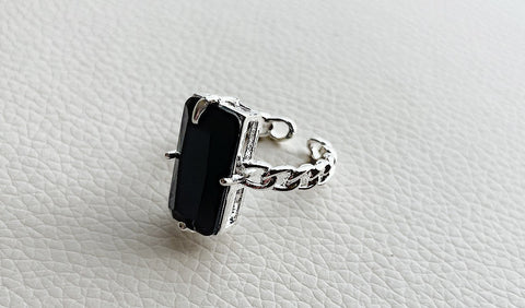 Large Onyx Ring