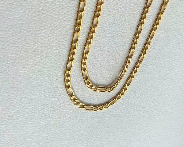 18k Gold Figaro Necklace