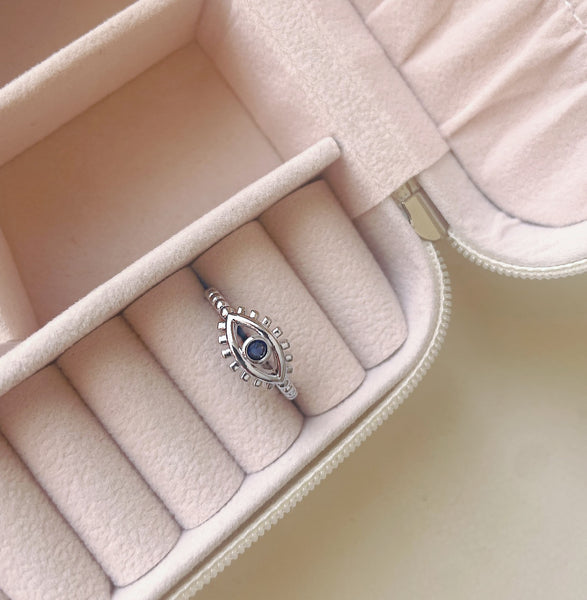Evil Eye Adjustable Ring