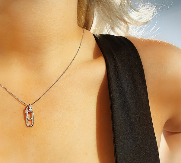 Interlocking Forever Infinity Necklace
