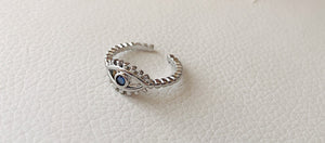 Evil Eye Adjustable Ring