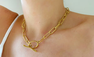 Gold Toggle Necklace